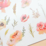 MU Craft Print-On Sticker Sunset Roses 073