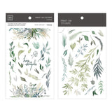 MU Craft Print-On Sticker Ferns 074