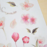 MU Craft Print-On Sticker Sakura Flowers 075