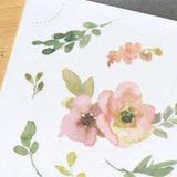 MU Craft Print-On Sticker Flower Field 092