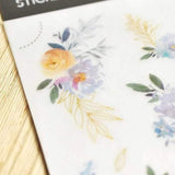 MU Craft Print-On Sticker Blue Garden 107