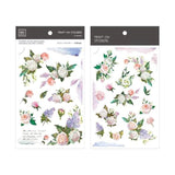 MU Craft Print-On Sticker White Roses 108