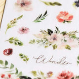 MU Craft Print-On Sticker Wonder Garden 109