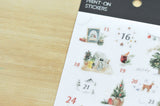 MU Craft Print-On Sticker Christmas 001