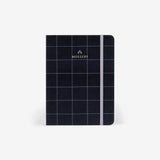 MOSSERY Refillable Wire-O Undated Planner Weekly Vertical - Black Plaid