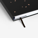 MOSSERY Medium Wire-O Notebook-Hardcover Black Speckle