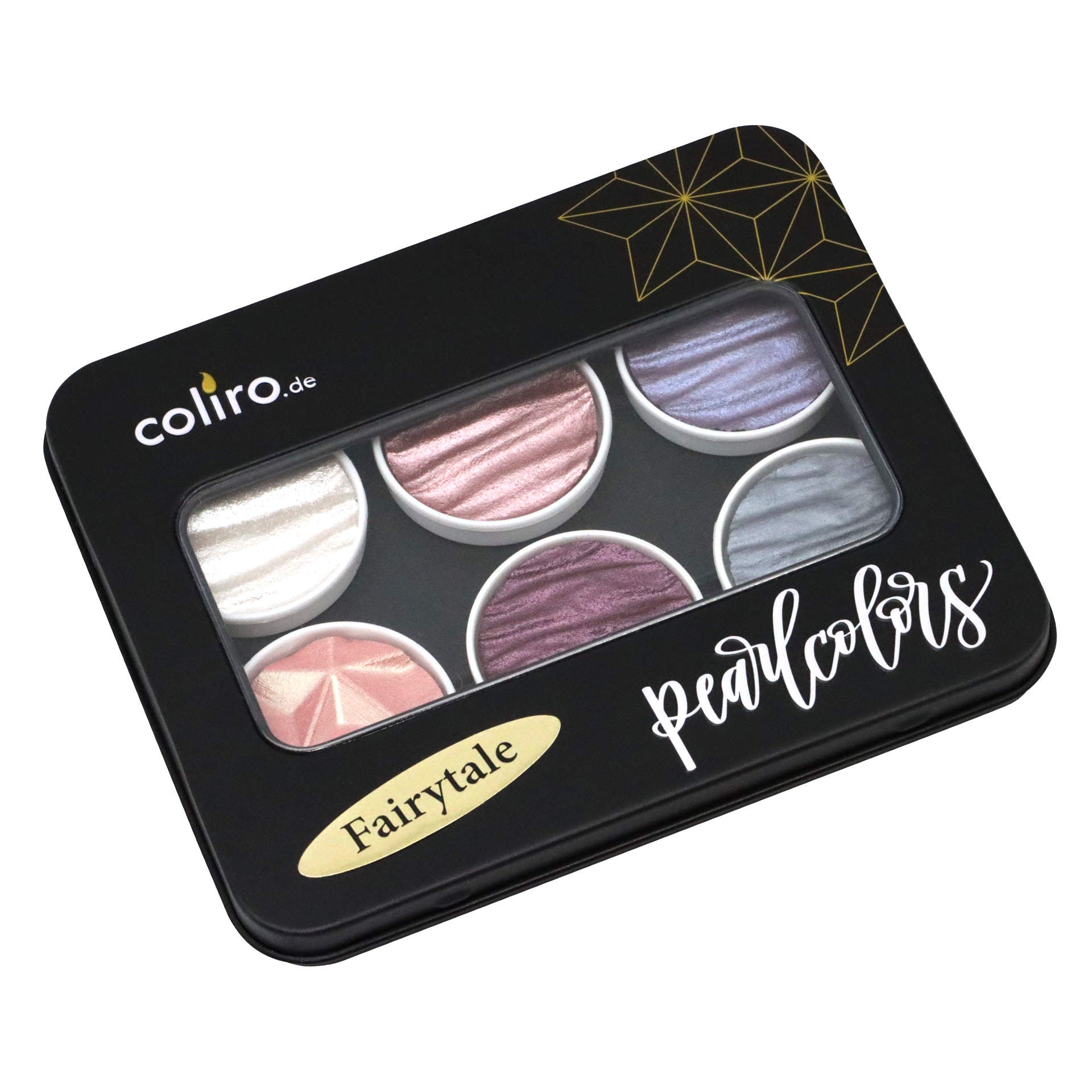 COLIRO FINETEC Pearl Color Set 6 Colors 30mm Metal Case Fairytale