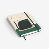 MOSSERY Refillable Wire-O Undated Planner Weekly Vertical - Cat Nap