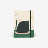 MOSSERY Refillable Wire-O Undated Planner Weekly Vertical - Cat Nap
