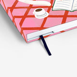 MOSSERY 2023 Hardcover Monthly Planner + Weekly Horizontal Comfort Cat