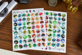 LCN Marbles Stickers Small