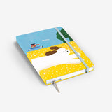 MOSSERY 2023 Hardcover Monthly Planner + Weekly Horizontal Dog Chase