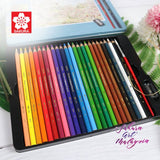 SAKURA Water Colored Pencils 24Colors Set