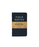 FIELD NOTES Pitch Black 3Packs Small