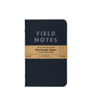 FIELD NOTES Pitch Black 2Packs Large