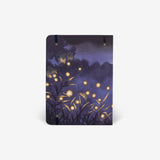 MOSSERY Medium Wire-O Notebook-Hardcover Fireflies