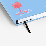 MOSSERY Medium Wire-O Notebook-Hardcover Flamingo Blue