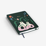 MOSSERY Refillable Wire-O Undated Planner Weekly Vertical - Flower Piece