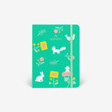 MOSSERY Refillable Wire-O Undated Planner Garden Green