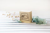 KAMI Rubber Stamp Goodnight Cat on Pillow