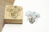 BLACK MILK PROJECT Rubber Stamp Blooming Heart