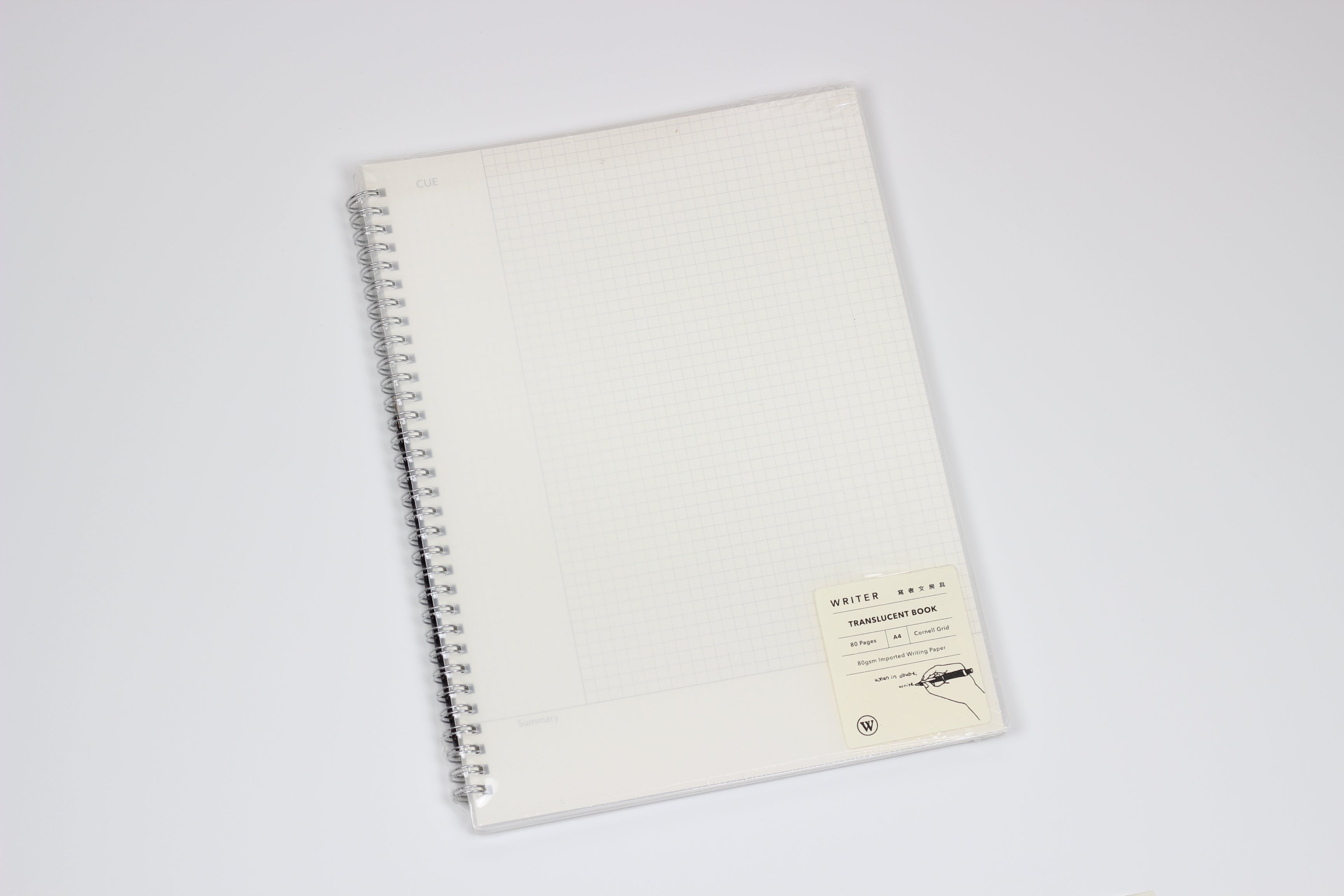 Translucent Book WRITER Translucent Book A4 – WRITER Stationery Store