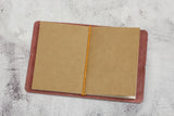 Leather Journal Cover Passport Brown