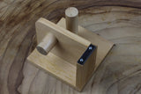 Wooden Tape Cutter With Storage