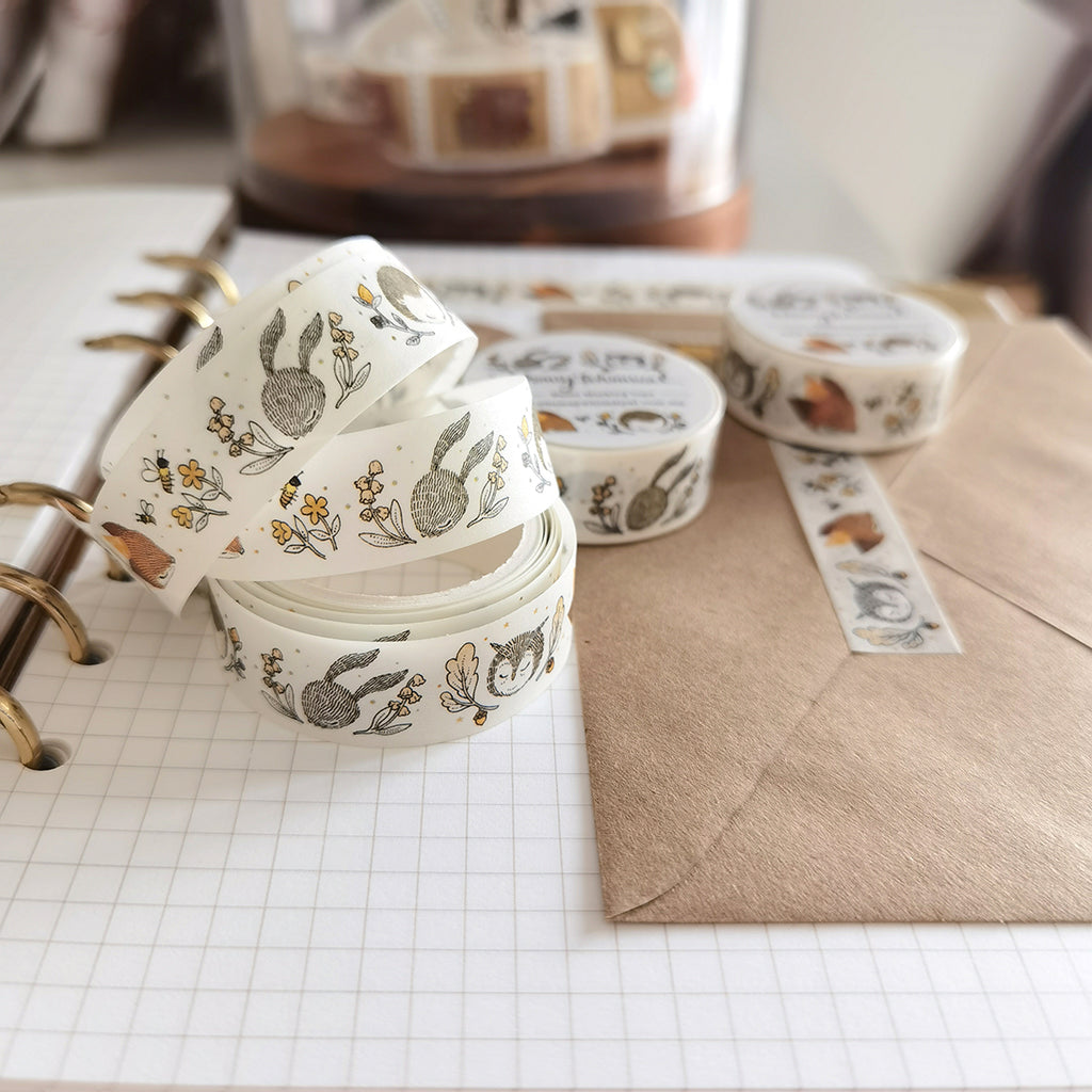 WHIMSY WHIMSICAL Washi Tape Forest Critters