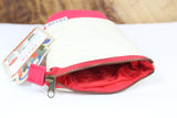 DELDE Slide Pen Pouch Natural Red