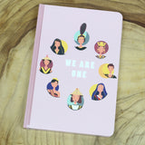 EJMEMENTO Notebook Blank We Are One