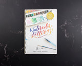 Watercolor Lettering Practice Sheets-New Edition