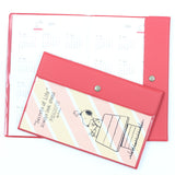 SUN-STAR 2023 Schedule Book Monthly A5 Slim Snoopy Red