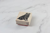 100 PROOF PRESS Wooden Rubber Stamp Sit, Good Dog