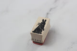 100 PROOF PRESS Wooden Rubber Stamp Small Bunny