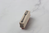 100 PROOF PRESS Wooden Rubber Stamp Small Fork