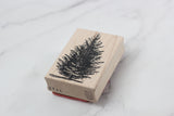 100 PROOF PRESS Wooden Rubber Stamp Spruce