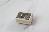 100 PROOF PRESS Wooden Rubber Stamp French Somalia Post