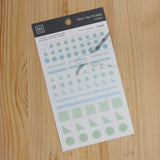 MU Craft Print-On Sticker Geometric Markings 025