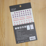 MU Craft Print-On Sticker Geometric Markings 025