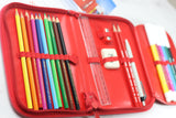 CARAN D'ACHE Swisscolour 10 Fibralo 5 with Pencil Case Materials