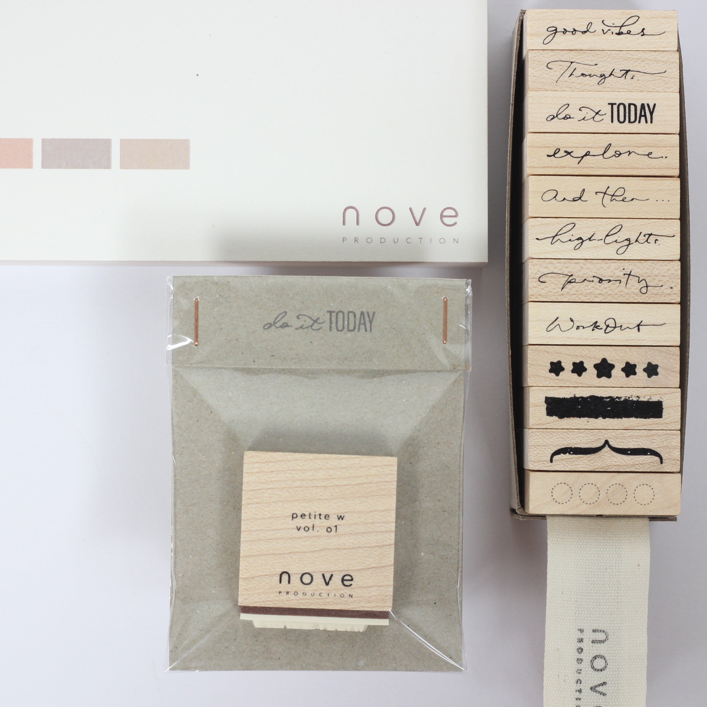 NOVE Petite. W Rubber Stamp Do It Today
