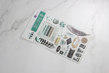 PRIMA MARKETING Zella Teal Puffy Stickers Plastic