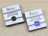 PILOT UNIC Fountain Pen 6 Ink Cartridges Set