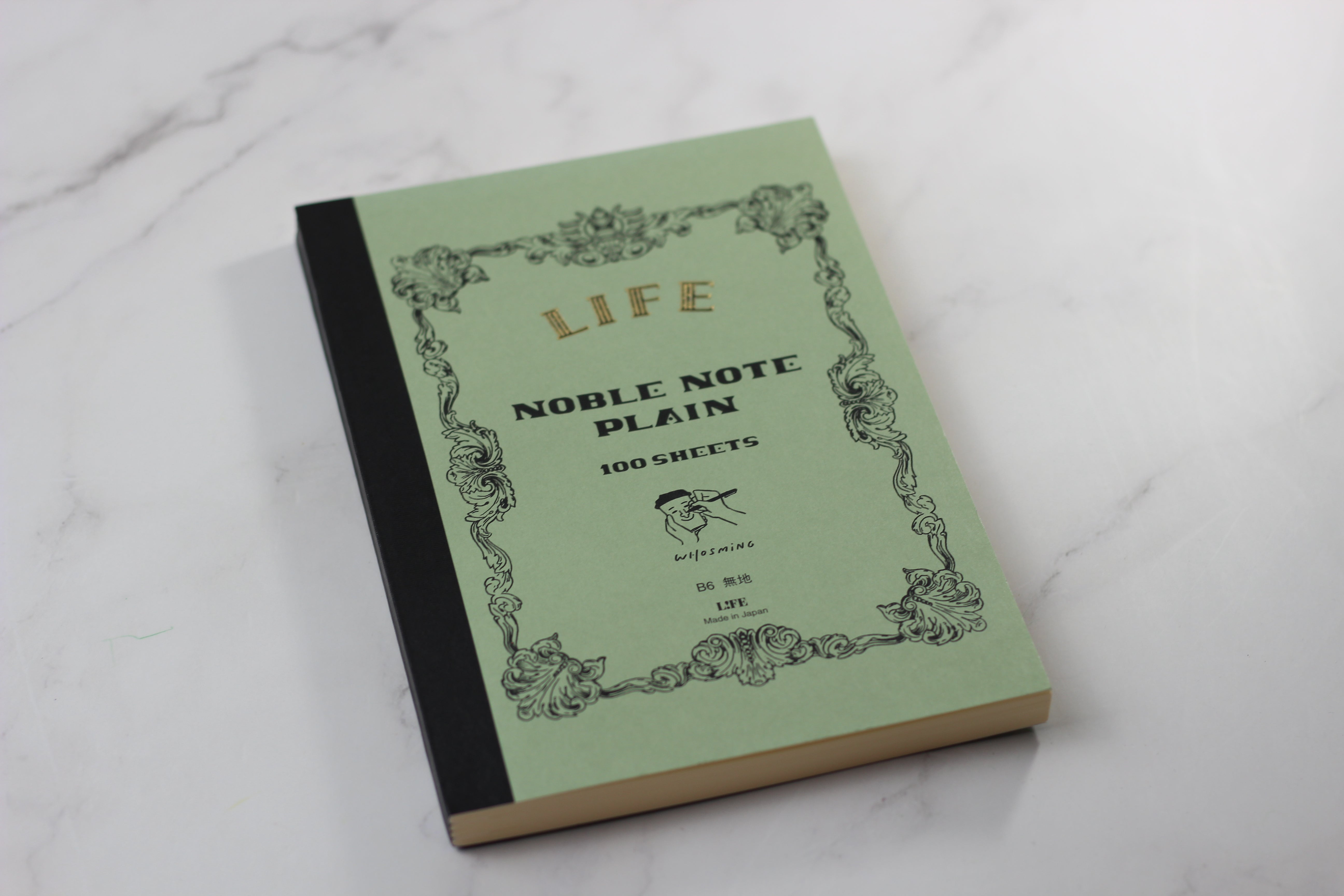 LIFE + WHOSMING Nobel Note Plain B6