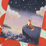 PANDA YOONG Fox With Starry Night Postcard