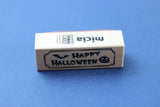 MICIA Wooden Rubber Stamp Happy Halloween