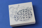 MICIA Wooden Rubber Stamp Can I eat? This Berry Pie!!