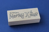 MICIA Wooden Rubber Stamp Merry X'Mas