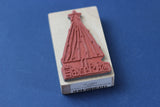 MICIA Wooden Rubber Stamp Christmas Tree